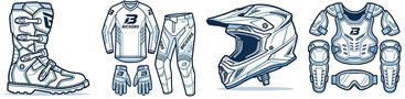 Clothing & Helmets from Bickers Powersports